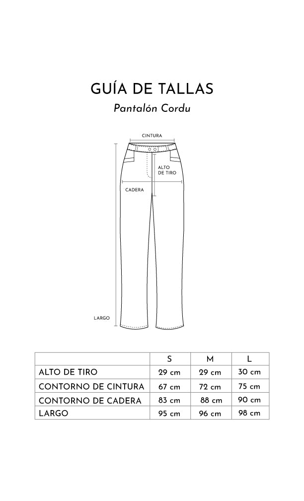 Pantalon Cordu · Burdeo
